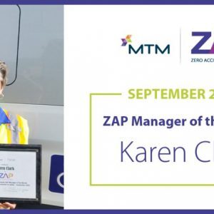 ZAP Manager of the Month Karen Clark