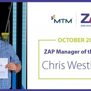 ZAP Manager of the Month Chris Westbrook