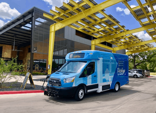 In partnership with Capital Metro in Austin, Texas, MTM Transit launched Pickup Rideshare. Call the Pickup Service Center to book a ride!