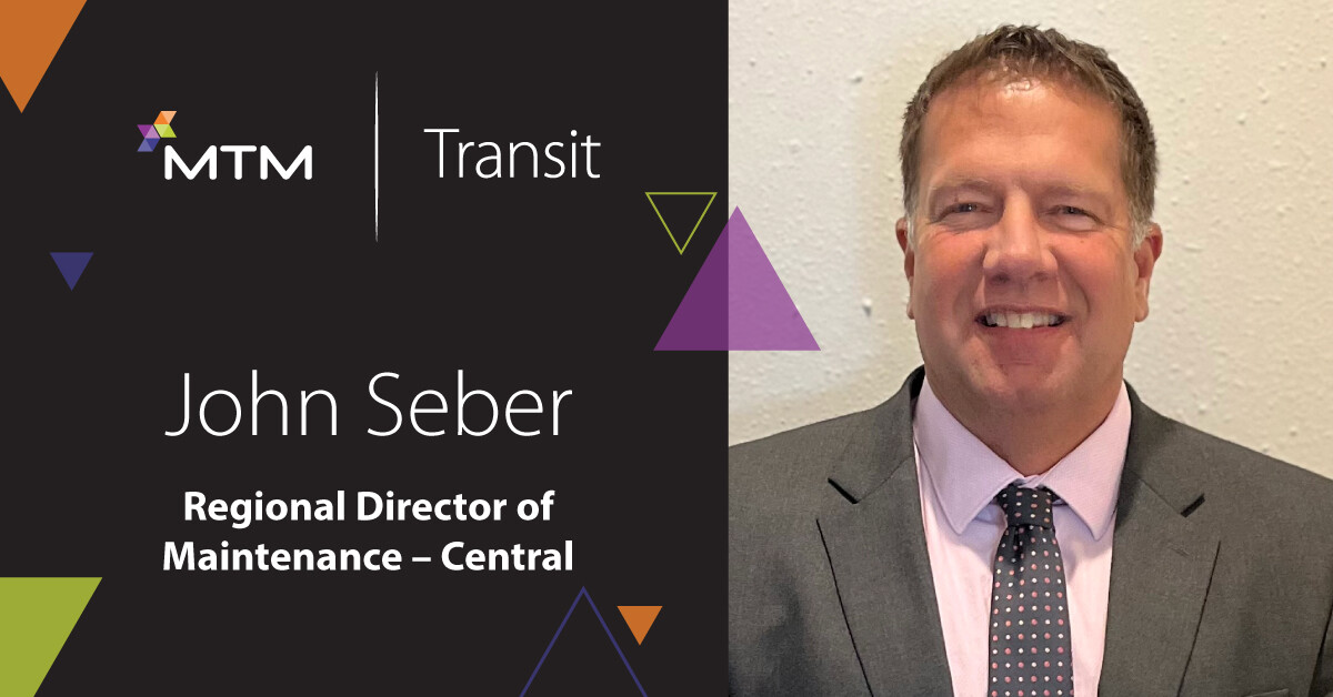 To heighten our preventative maintenance oversight, MTM Transit has added a third Regional Director of Maintenance to our team: John Seber.