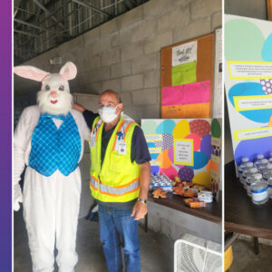 Our Sumter County, Florida team recently hosted an Easter-themed safety blitz focusing on safety tips for sharing the road. 