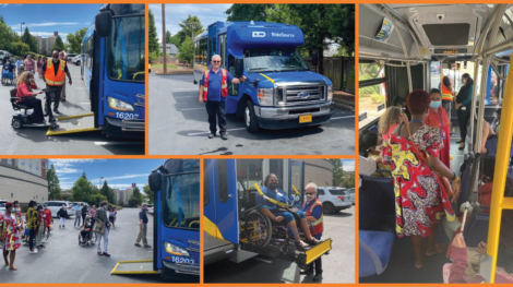 Our Eugene team participated in the WILD Exchange Program, offering demos of our RideSource paratransit vehicles to women with disabilities.